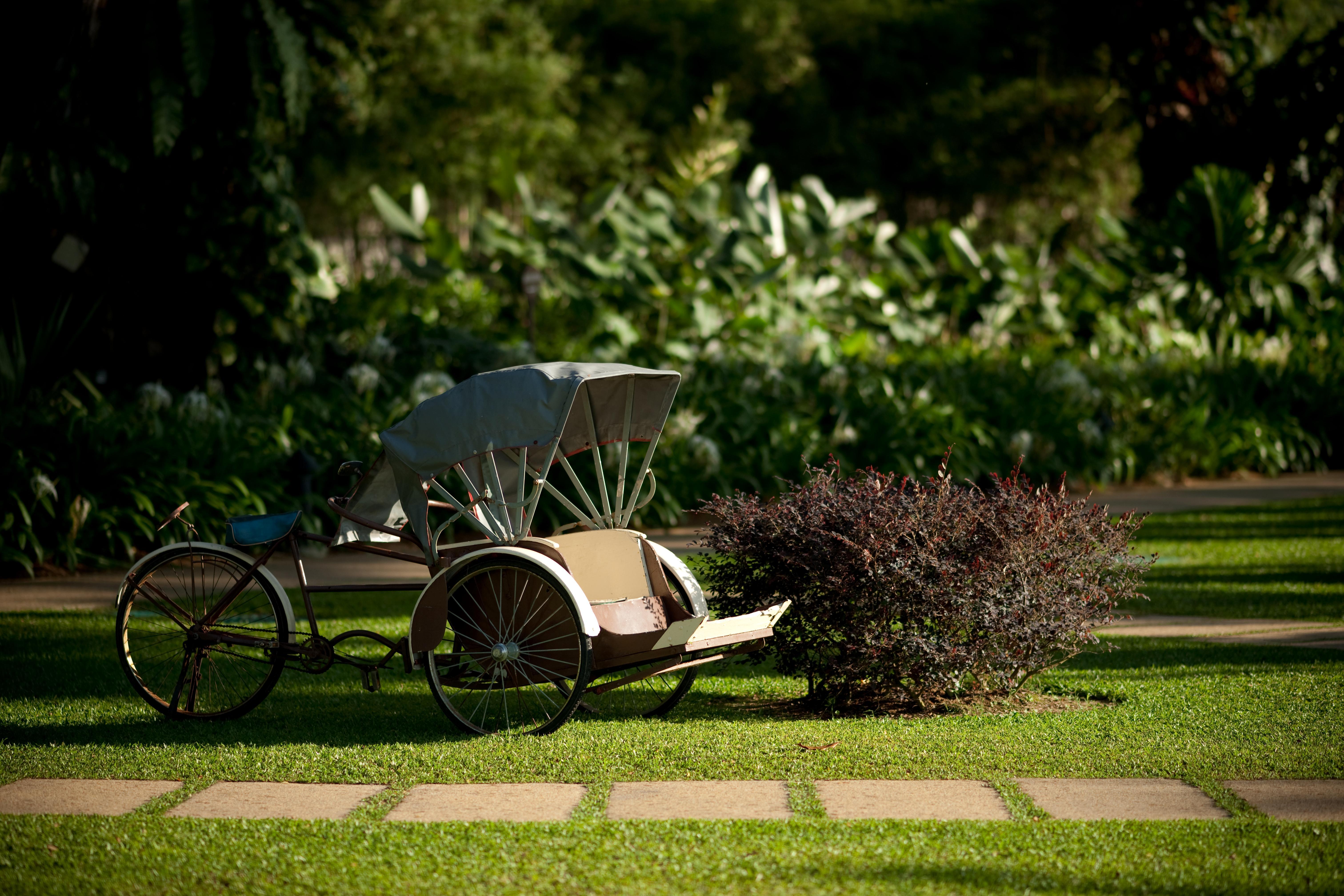 Shangri-La Rasa Sayang, Penang Batu Ferringhi Esterno foto Rickshaw in the gardens